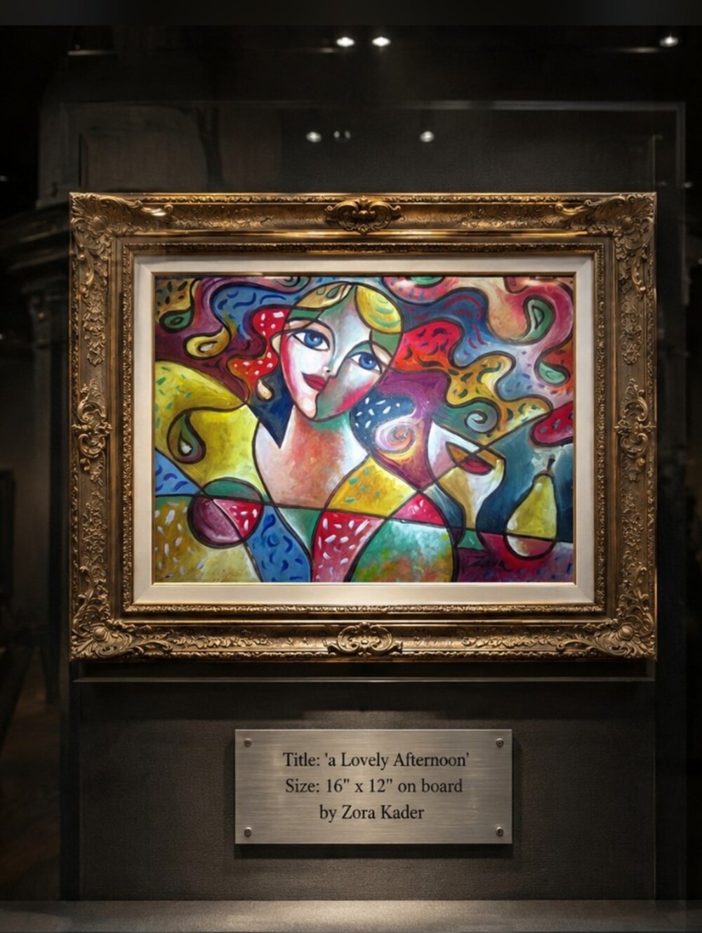Amazing Original One Of A Kind Artwork By Canadian Artist Zora Kader!